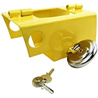Hyfive Enganche de Remolque Caravana Bloquear con candado Heavy Duty